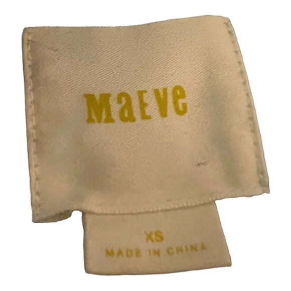 Maeve Boise Embroidered Chambray Button Down Top Extra Small - Picture 8 of 11